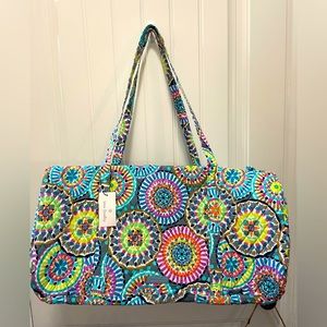 Vera Bradley LARGE travel duffle travel bag carryon NEW